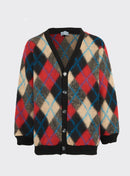 Cardigan Pied De Poulle -  Neil Katter - Rosso