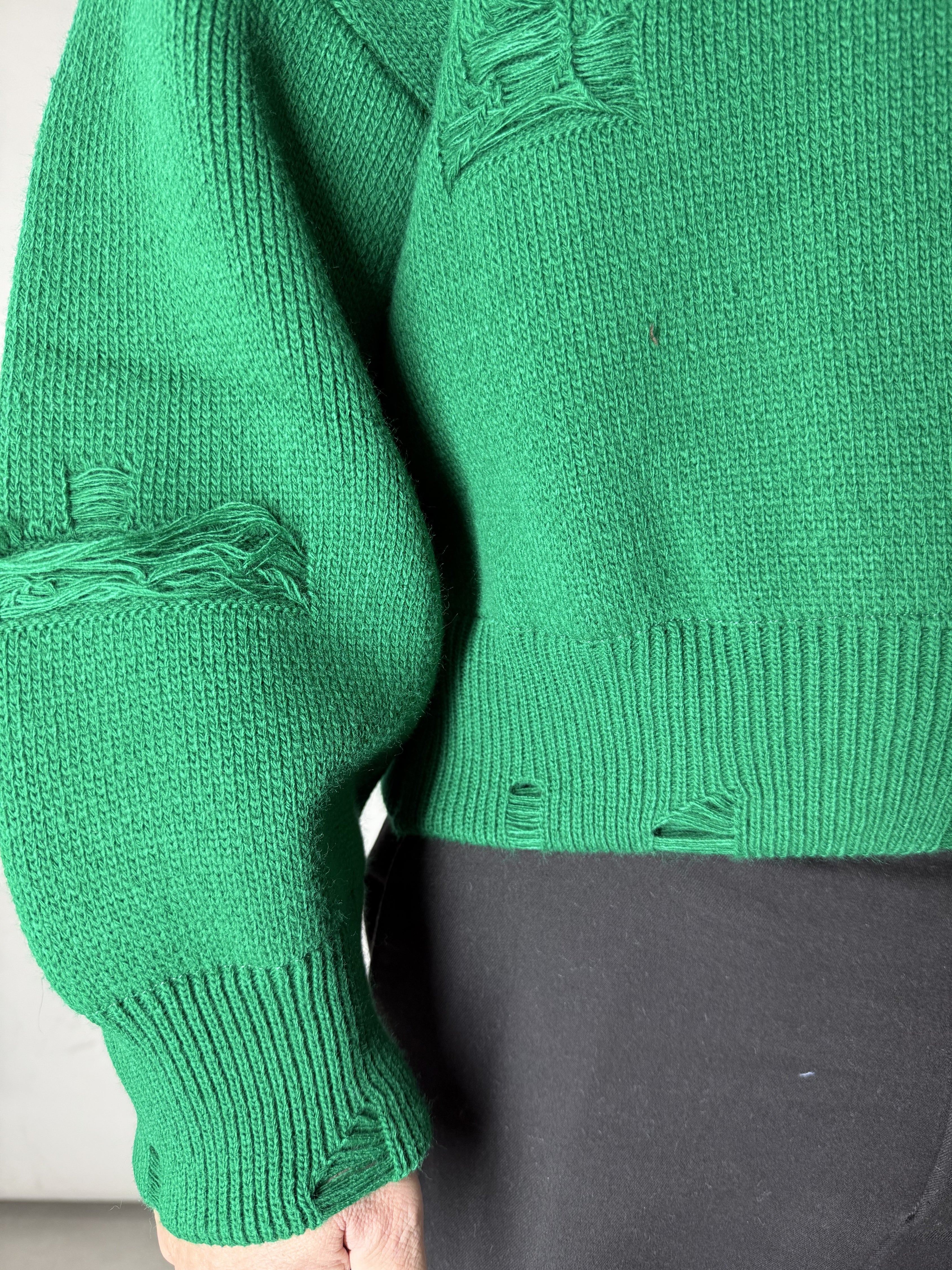 Ransom Pullover Uomo Verde Oversize