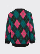 Cardigan Pied De Poulle -  Neil Katter - Verde