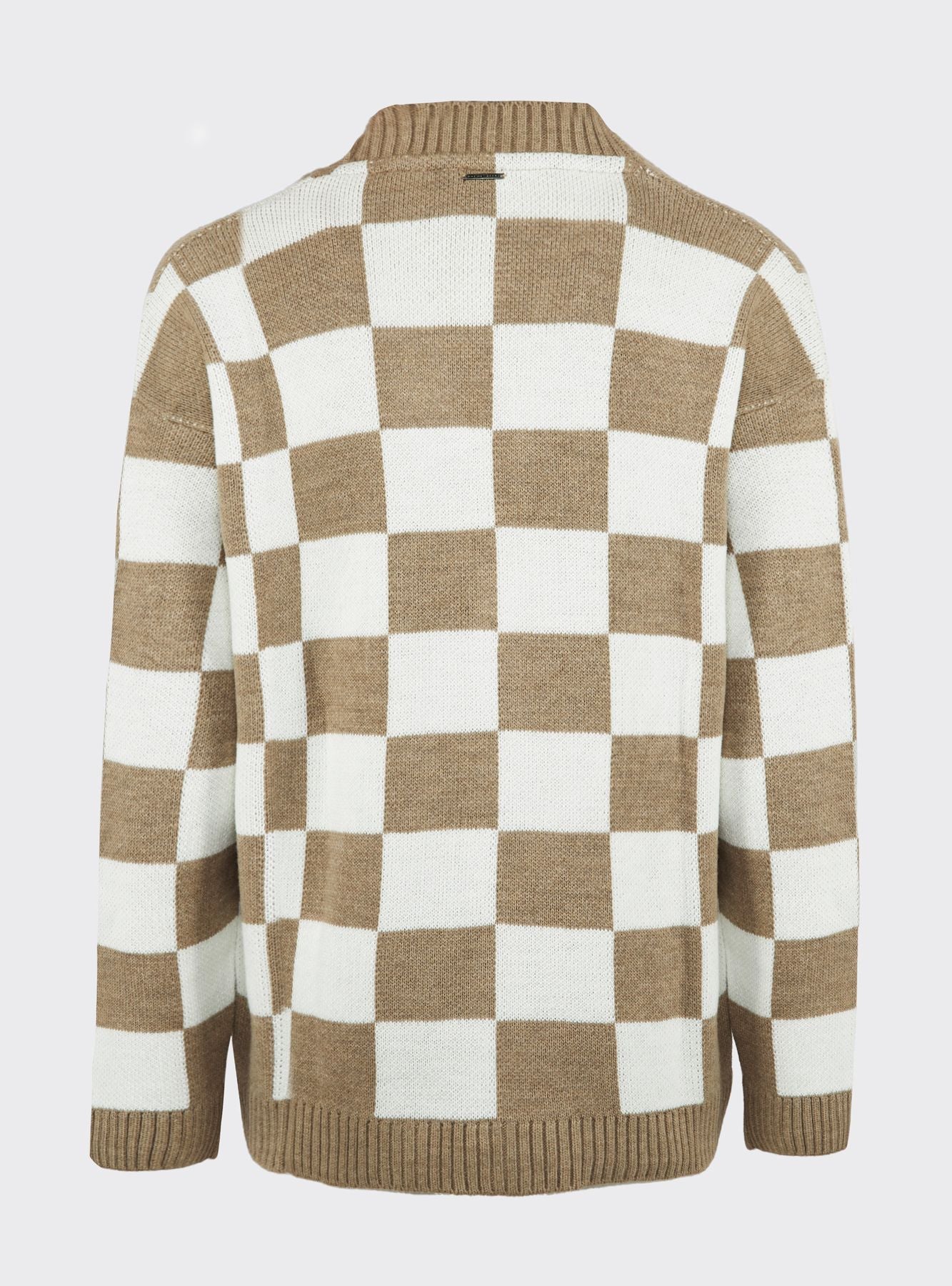 Cardigan Chess - Maglieria - Why Not Brand. - Beige