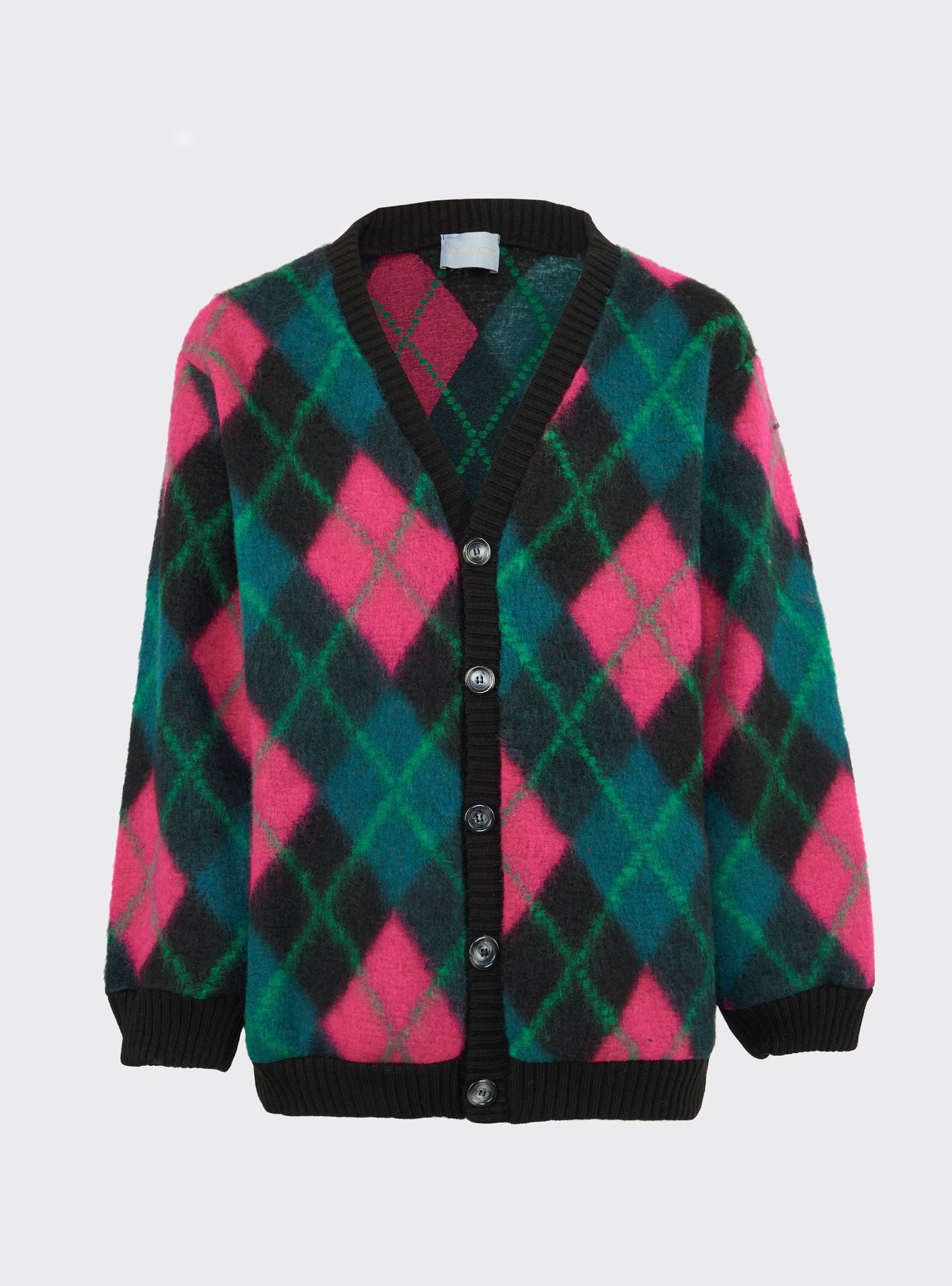 Cardigan Pied De Poulle -  Neil Katter - Verde