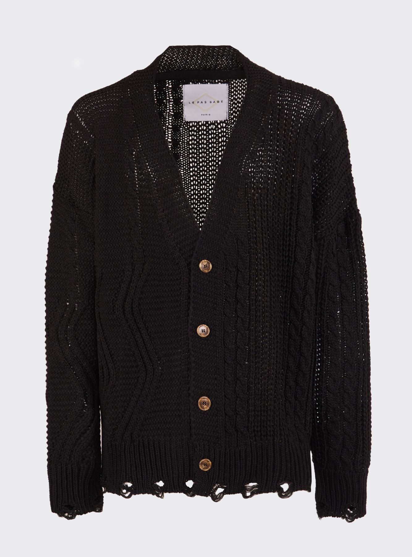 Cardigan knitwear - Maglieria - Le Passage Paris - Nero